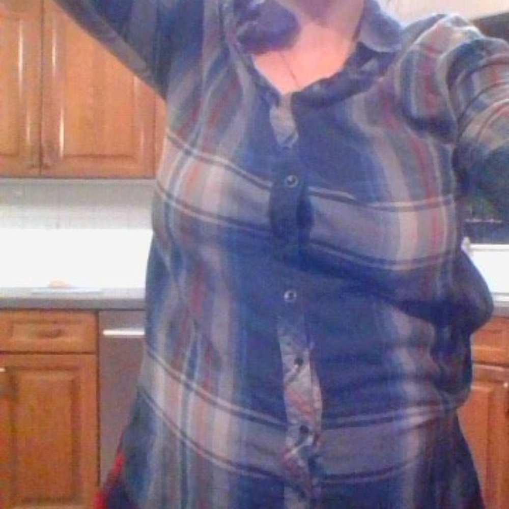 FREEPEOPLE PLAID TUNIC